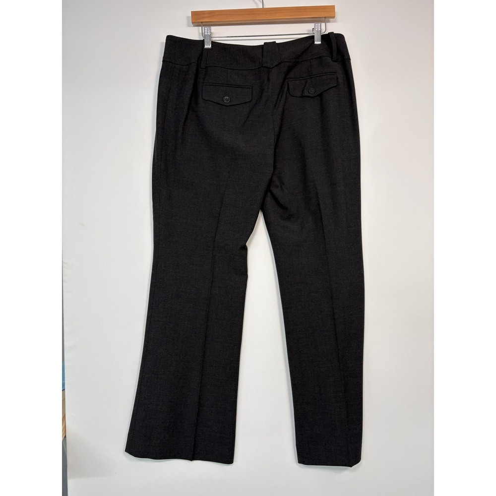 NWT Ann Taylor Petites Women Pants 14P Grey Lindsay Bootcut Wool Blend Trousers